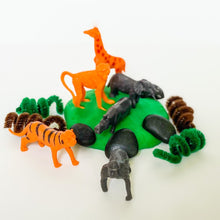 Load image into Gallery viewer, Wild Animal Play and Create Dough Jar